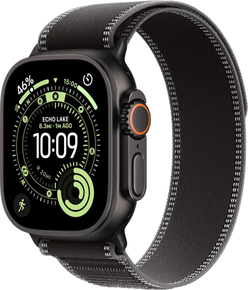 Apple Watch Ultra 3 5G 49mm Trail Loop M/L Svart Titan