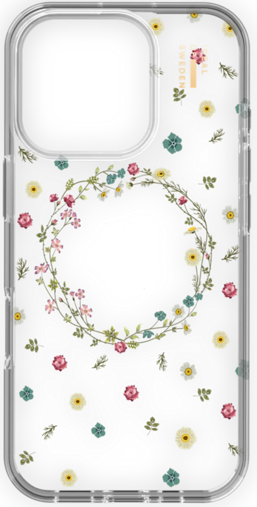 iDeal Clear Case MagSafe iPhone 16 Pro Petite Floral