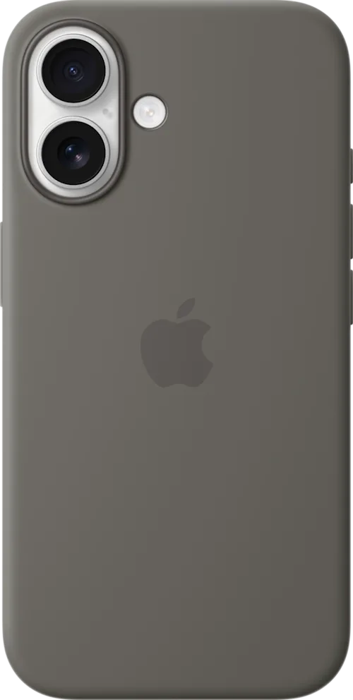 iPhone 16 Silicone Case MagSafe Grå