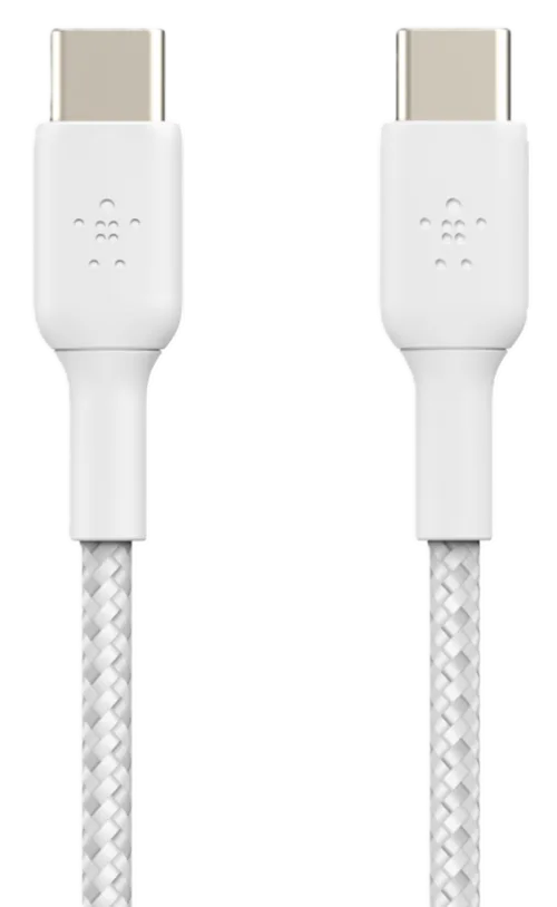 Belkin Boost Charge USB-C to USB-C Cable Braided 2m Vit