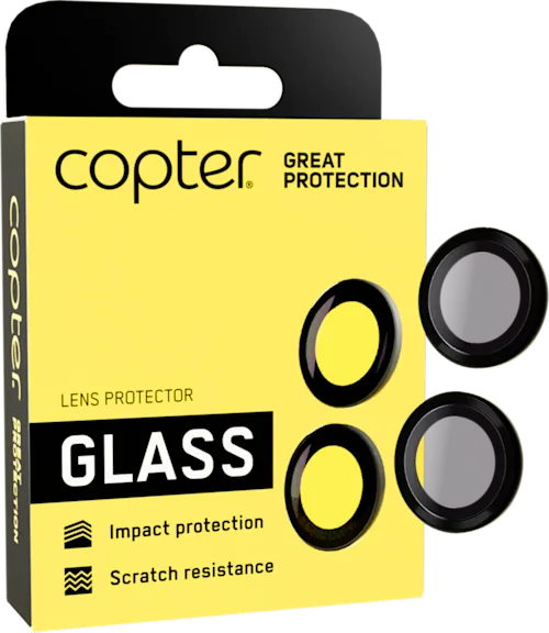 Copter Exoglass Lens iPhone 16/iPhone 16 Plus Transparent