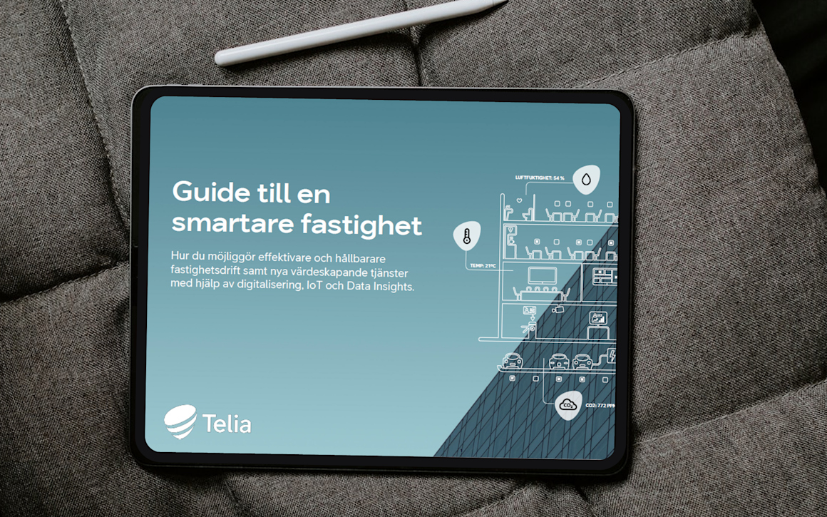 Telia Guide till en smartare fastighet - bild på skärm