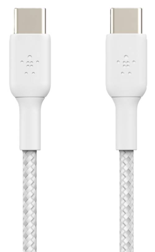 Belkin Boost Charge USB-C to USB-C Cable Braided 2m Vit