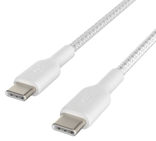 Belkin Boost Charge USB-C to USB-C Cable Braided 2m Vit