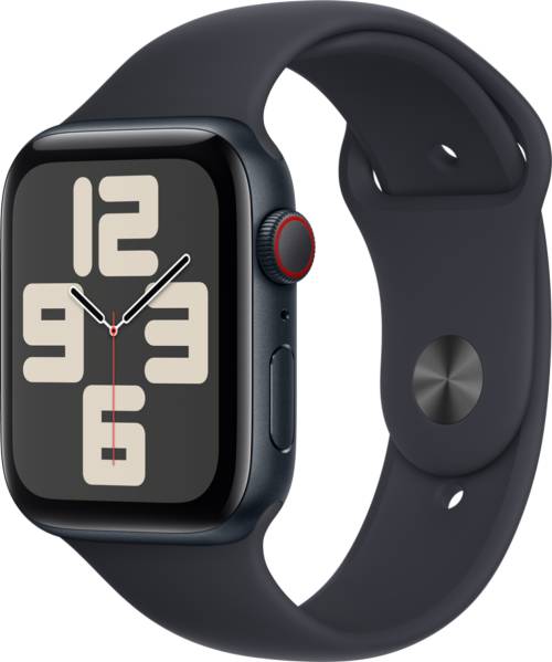 Apple Watch SE 44mm 4G SB M/L Midnattssvart