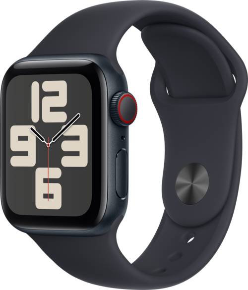 Apple Watch SE 4G 40mm Sport Band S/M Midnatt