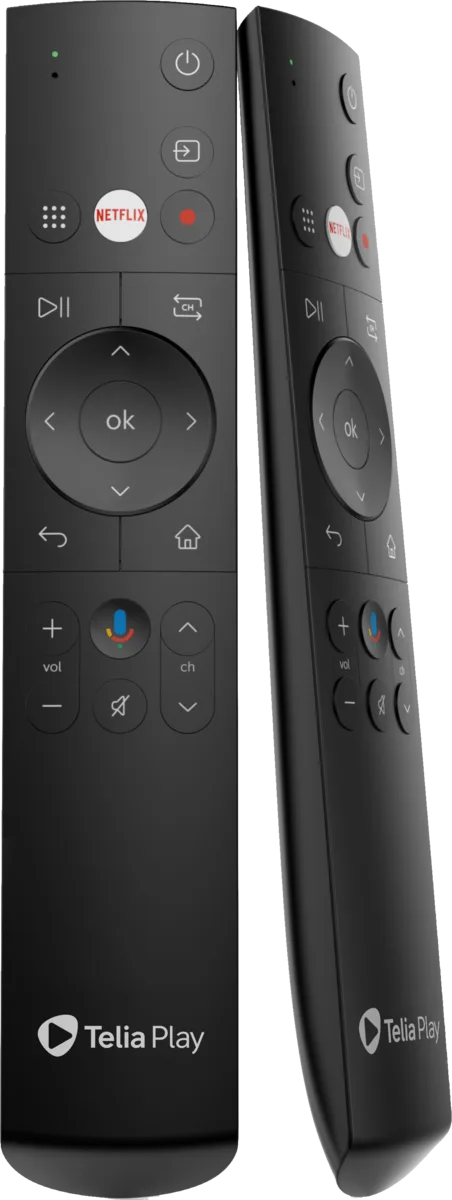 Fjärrkontroll Telia Play Hub utan siffror