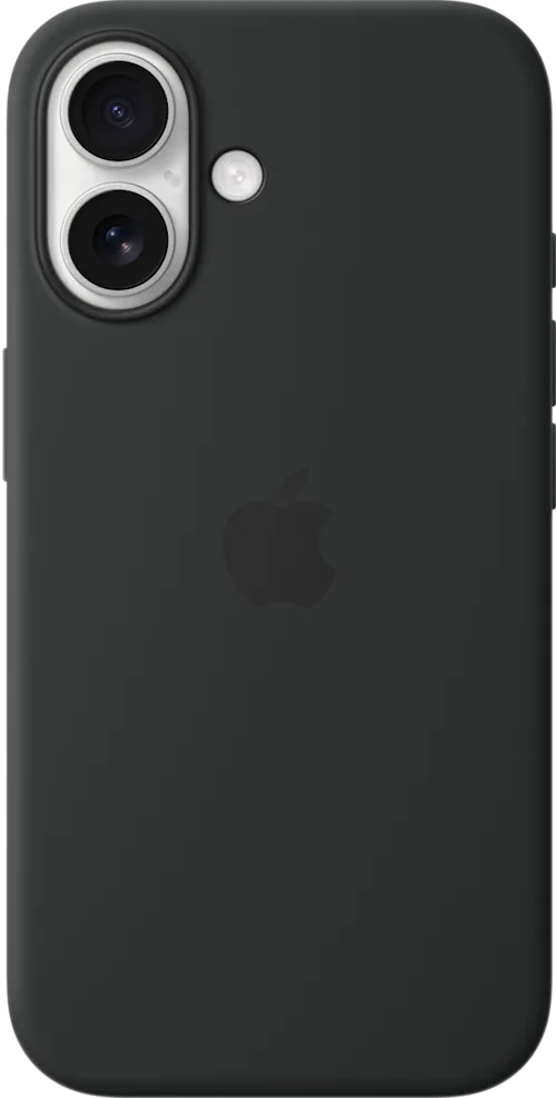 iPhone 16 Plus Silicone Case MagSafe Svart