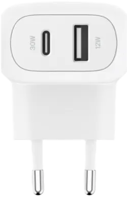 Boost Charge Dual Väggladdare 42w USB-C + 12w USB-A