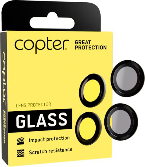 Copter Exoglass Lens iPhone 16/iPhone 16 Plus Transparent