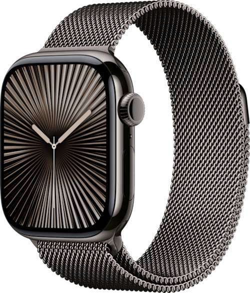 Apple Watch S10 4G 46mm Titan Milanese Loop Skiffer